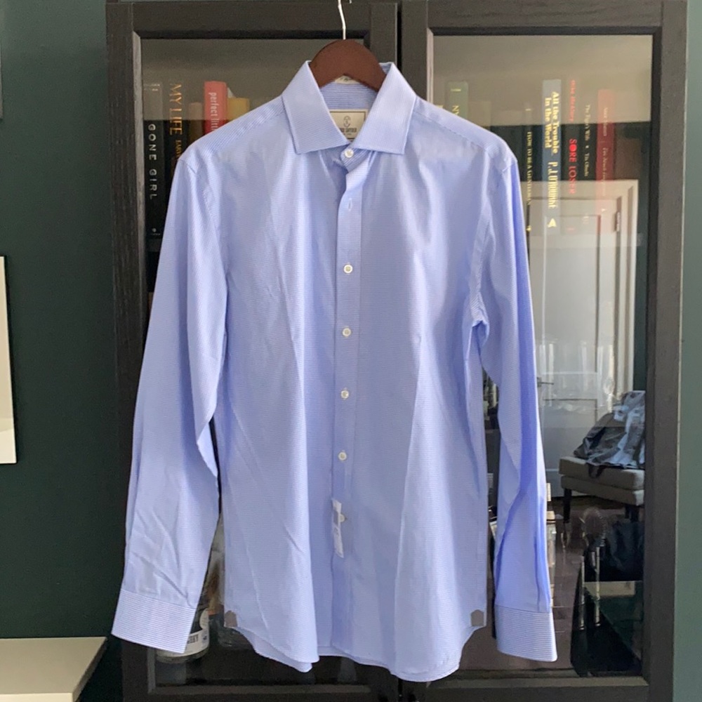 Todd Snyder Two Ply Cotton Button Up 15.5 34/35